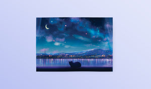 Postcard: Cat City Views - Sugarmints Artstore