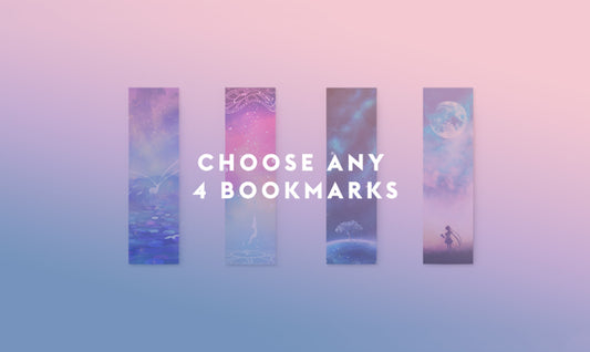 Choose Any 4 Bookmarks Set - Sugarmints Artstore