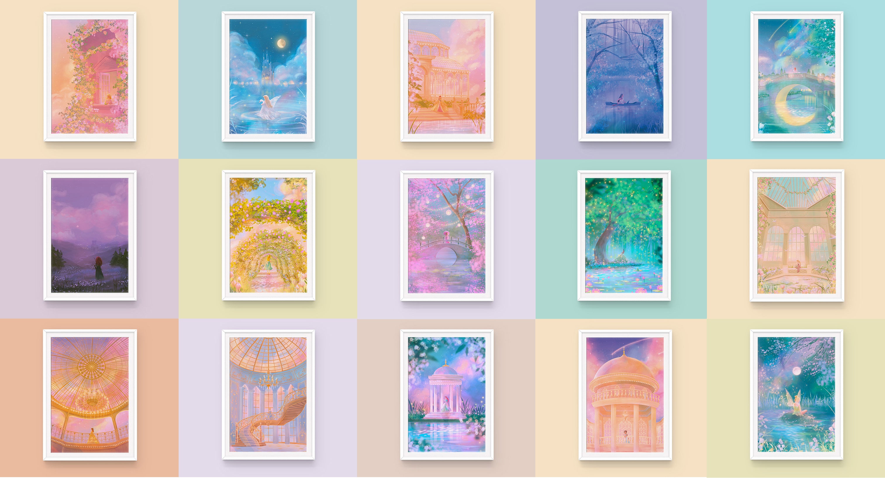 Fairytale Princess Poster Set – Sugarmints Artstore