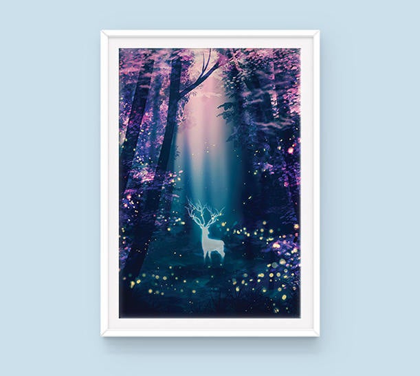 Poster: Fireflies - Sugarmints Artstore
