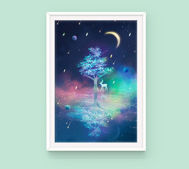 Poster, Spirit Tree - Sugarmints Artstore