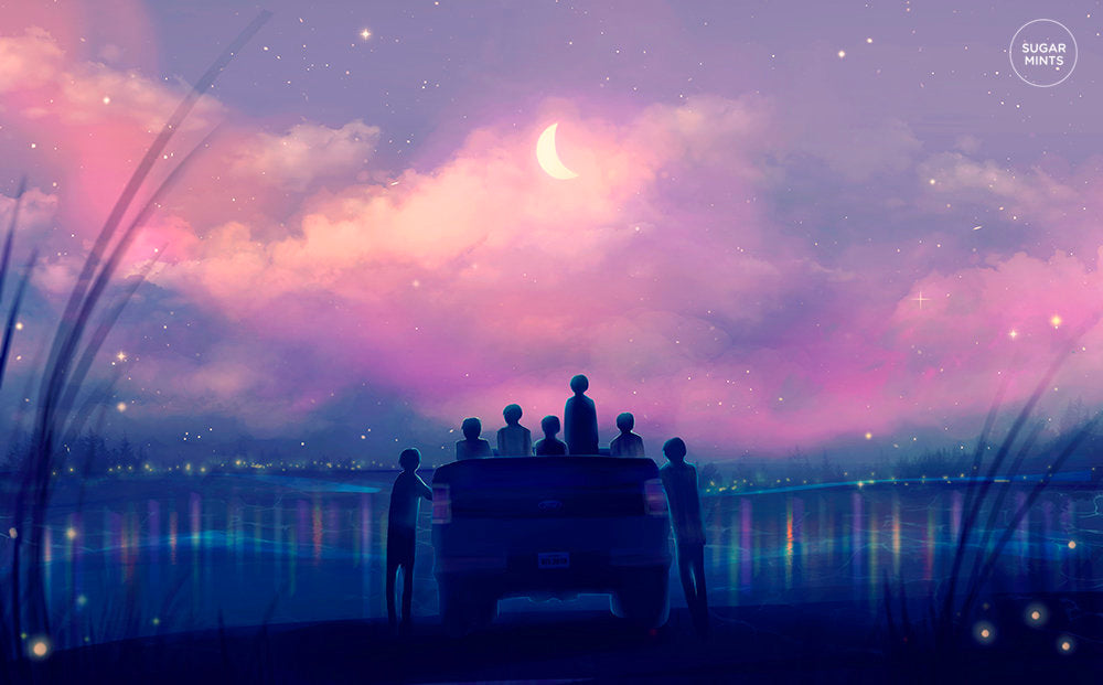 Postcard: Run (BTS) - Sugarmints Artstore