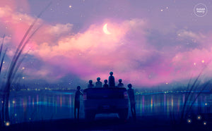 Postcard: Run (BTS) - Sugarmints Artstore