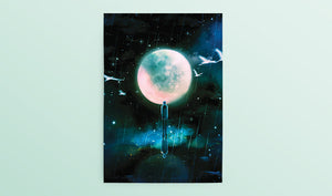 Postcard: Mono Rain (Namjoon) - Sugarmints Artstore