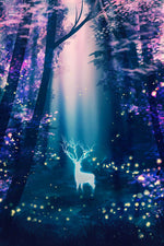 Load image into Gallery viewer, Postcard: Fireflies - Sugarmints Artstore
