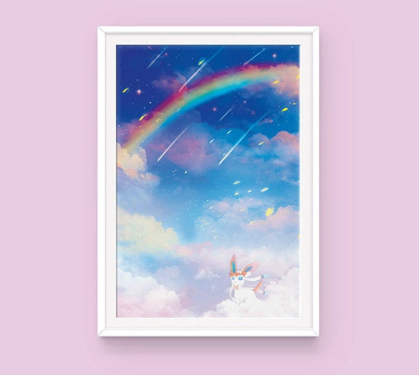 Pokemon Eeveelutions Poster Set - Sugarmints Artstore