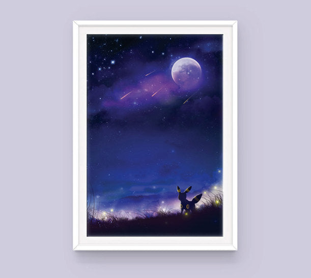 Pokemon Eeveelutions Poster Set - Sugarmints Artstore