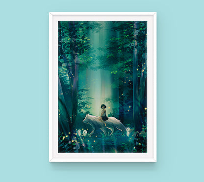 Poster: Princess Mononoke - Sugarmints Artstore