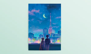 Postcard: Tokyo Tower - Sugarmints Artstore
