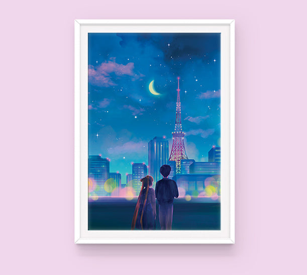 Poster: Tokyo Tower - Sugarmints Artstore