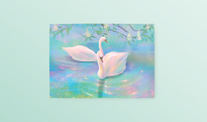 Postcard: Swan Lake