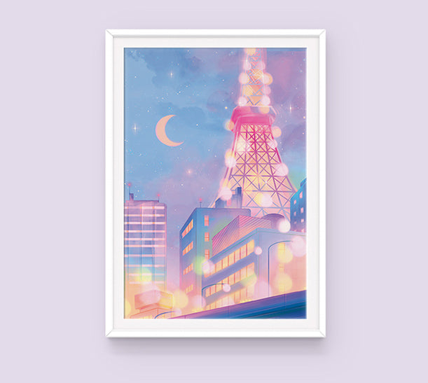Poster: Tokyo Tower City Lights